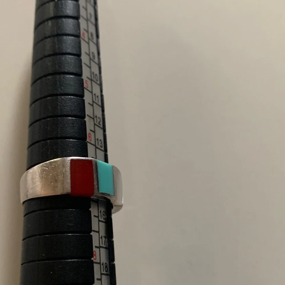 Multicolor Inlay Ring - Picture 2 of 4